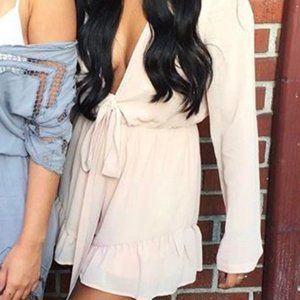 Pink feminine Romper